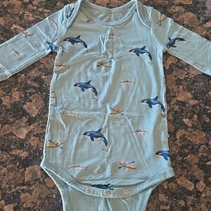 Kyte BABY Coastline Long Sleeve Bodysuit
